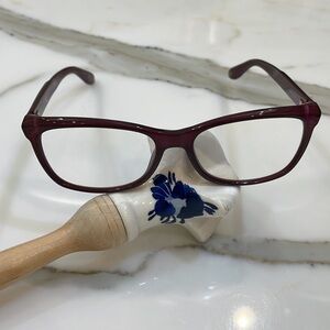 Givenchy Burgundy Color Glasses—RX Or Reading—Beautiful Frames in Excellent Con.